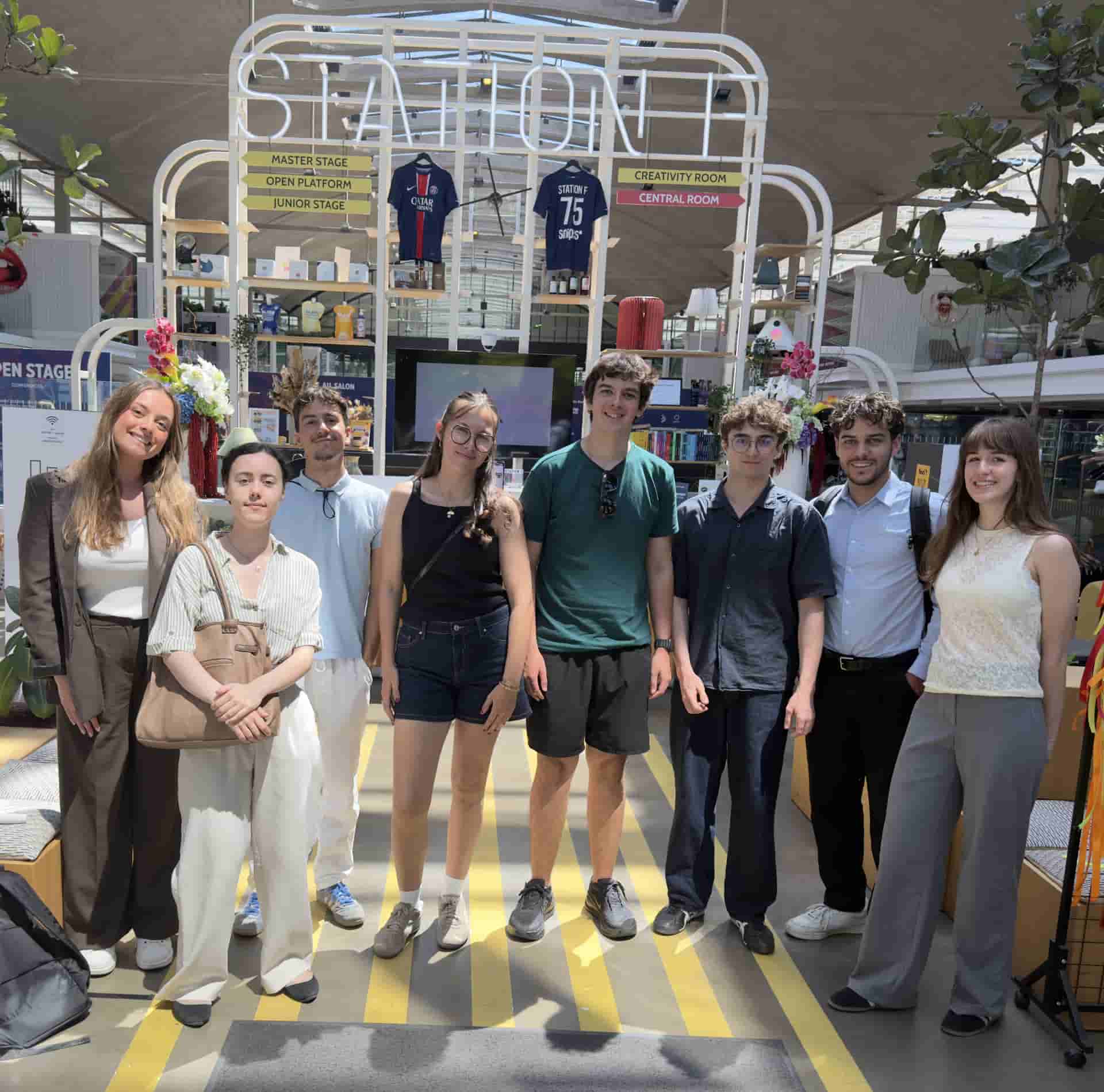 Visite de Station F